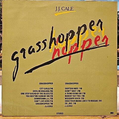 J.J. Cale - Grasshopper album cover LP PLAK