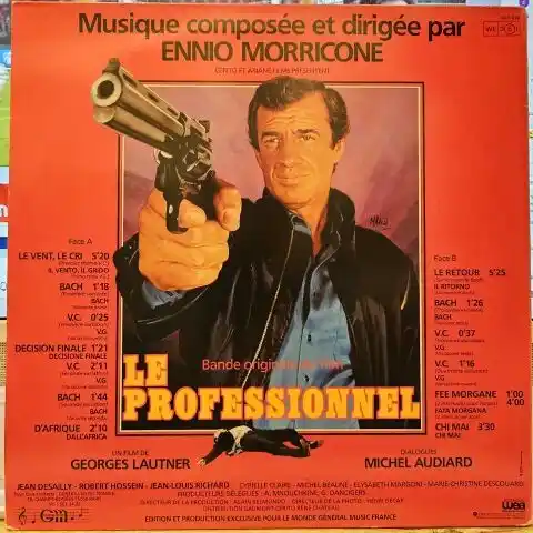 Ennio Morricone – Le Professionnel (Bande Originale Du Film) LP PLAK