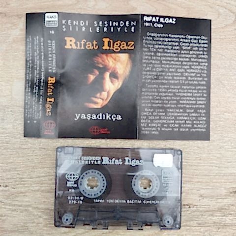 RIFAT ILGAZ - YAŞADIKÇA KENDİ SESİNDEN ŞİİRLERİYLE KASET