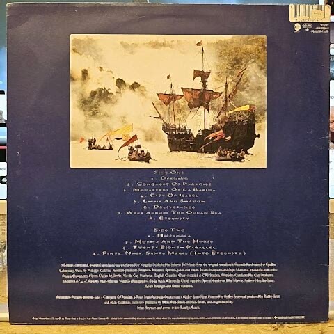 Vangelis – 1492 – Conquest Of Paradise (Music From The Original Soundtrack) LP PLAK