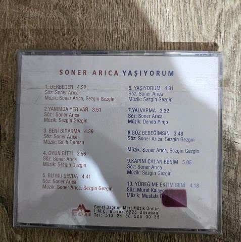 SONER ARICA - YAŞIYORUM CD