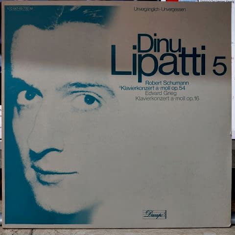 Robert Schumann / Edvard Grieg - Dinu Lipatti  LP PLAK
