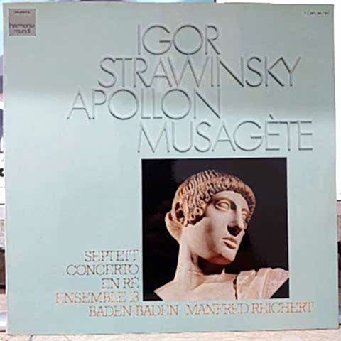 Igor Strawinsky, Ensemble 13 Baden-Baden, Manfred Reichert LP PLAK