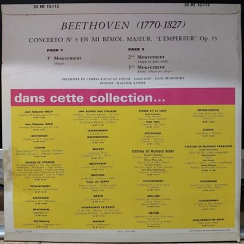 Beethoven - Walther Kamper LP PLAK