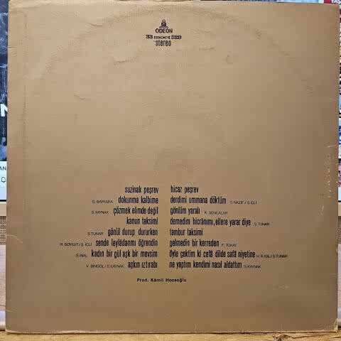 Yaşar Özel – Dokunma Kalbime LP PLAK